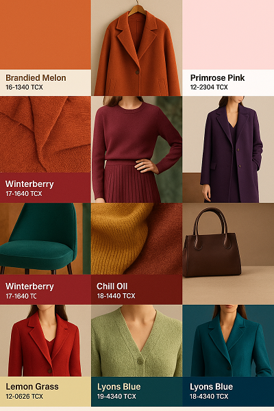 Herfst-Winter 2025_2026 Kleurpalet Vivacolor